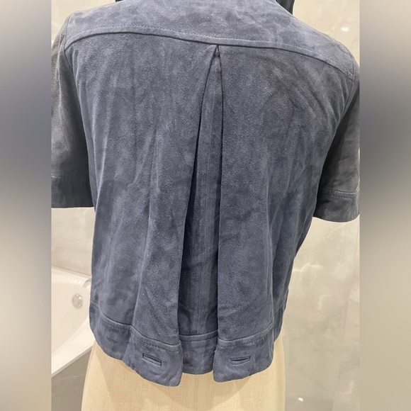 SEE BY CHLOE BLUE LEATHER JACKET - Picture 9 of 15